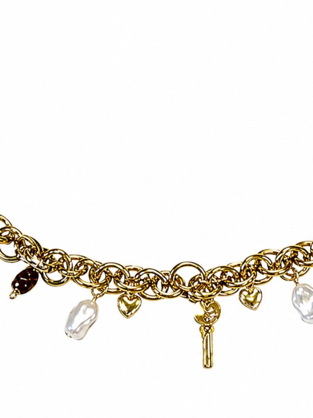 Gold Key Bag Charm - Picture 6 of 10